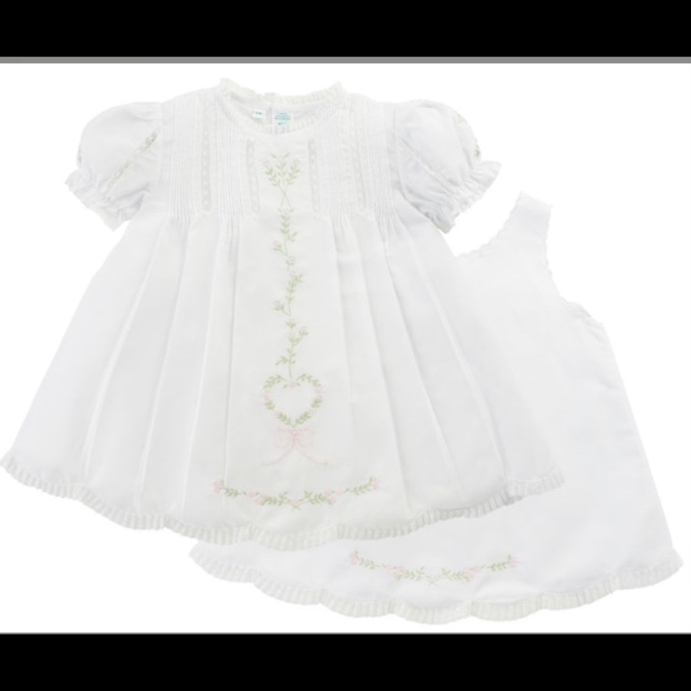 Infant’s Floral Heart Slip Dress
